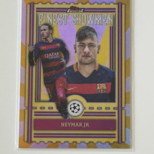 2025-26 Topps Finest UEFA UCC Neymar Jr Showmen card Barcelona new