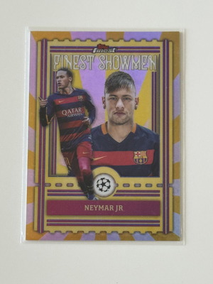 2025-26 Topps Finest UEFA UCC Neymar Jr Showmen card Barcelona new