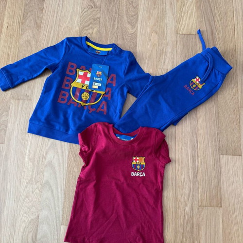 FC Barcelona kids set 12-18 months new, 80cm
