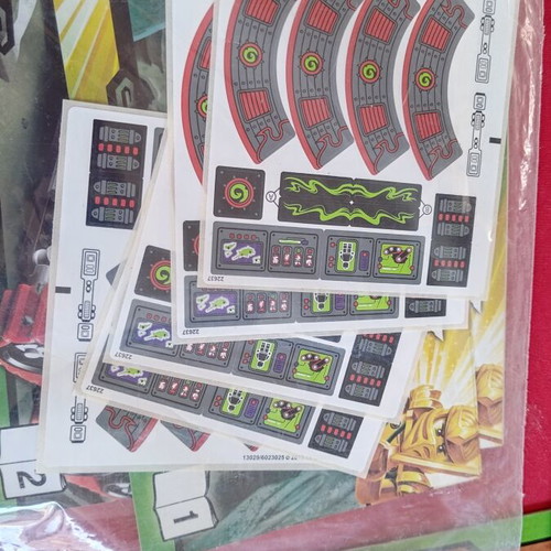 Lego Ninjago stickers and instructions like new