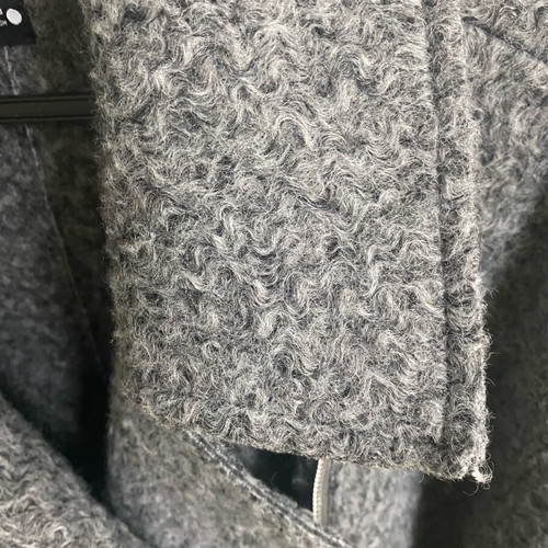 Zara medium gray boucle jacket used, like new