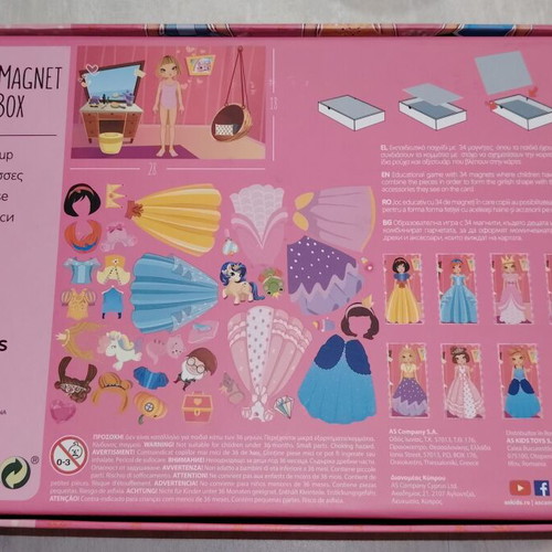 Magnetic princess puzzle game like new