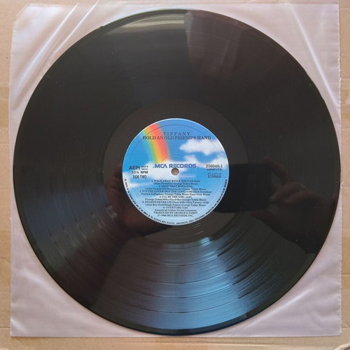 Tiffany Hold An Old Friend's Hand LP like new, electronic
