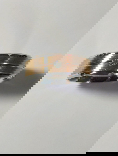 Επάργυρο αντρικό δαχτυλίδι με ζιργκόν Μέγεθος : 10