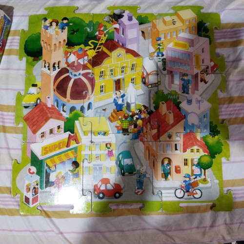 Puzzle book with 2 stories used