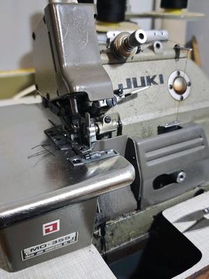 JUKI MO‑355E professional overlock sewing machine used, excellent condition