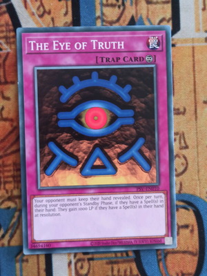 The Eye Of Truth Continuous Trap κάρτα Yu-Gi-Oh! σαν καινούργιο