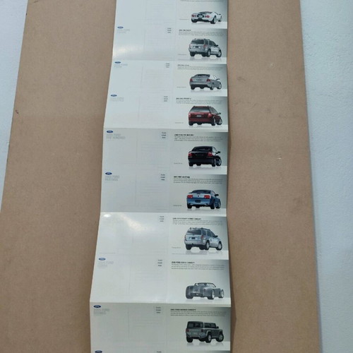 2005 Ford USA catalog cards used, good condition