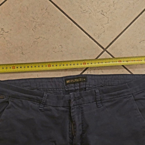Funky Buddha pants, blue and black, size M