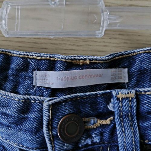 Zara Τζιν Σορτς Σαν Καινούργιο, Μπλε, Νούμερο 36 Small