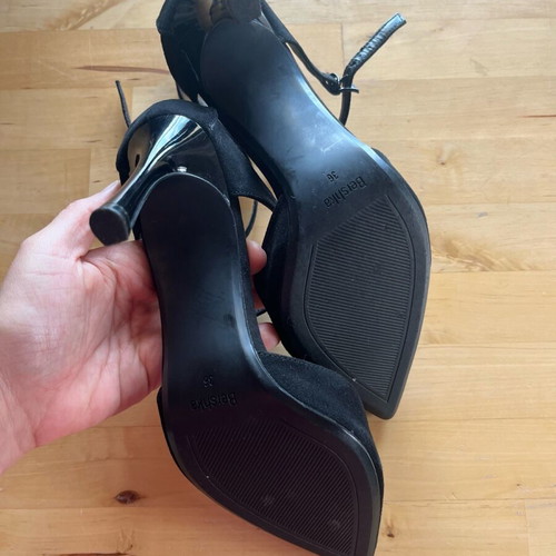 Bershka black heels used, size 36
