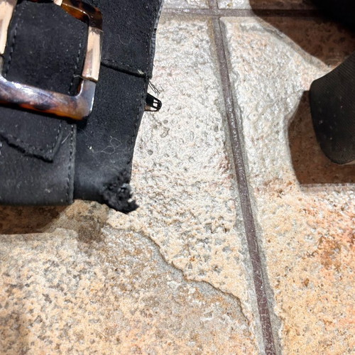 Primark ankle boots used with tortoise shell heel, size 38