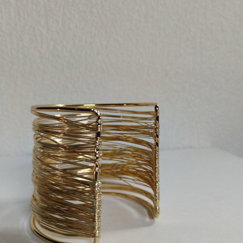 Zara cuff statement bracelet, gold