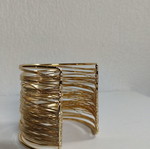 Zara cuff statement bracelet, gold
