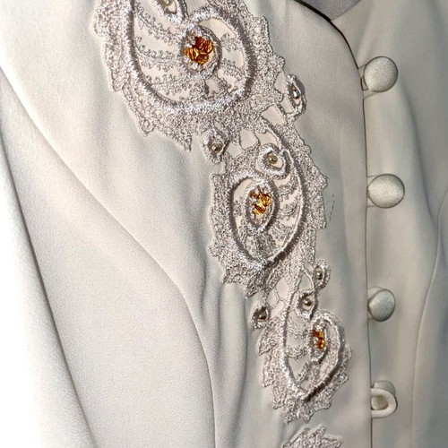 Canda Vintage Haute Couture jacket like new with embroidered design