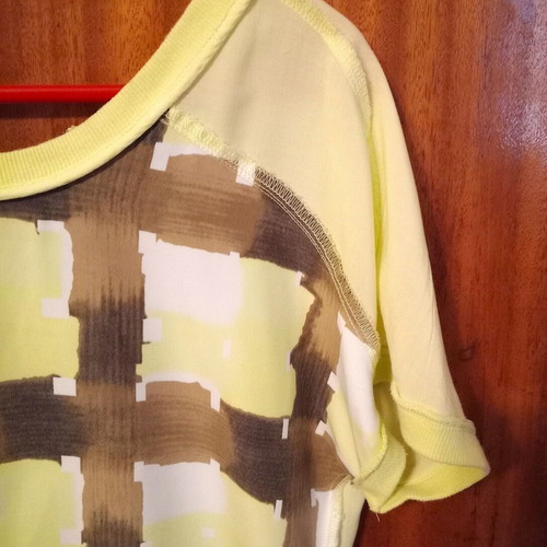 Esprit women's sleeveless top with checkered pattern