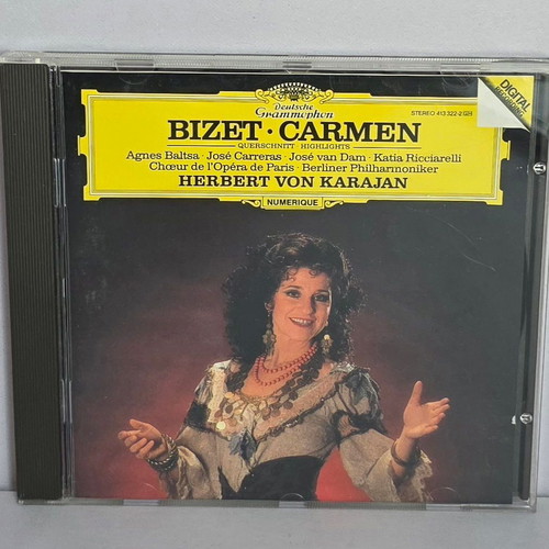 Bizet Carmen CD Berliner Philharmoniker Herbert Von Karajan like new