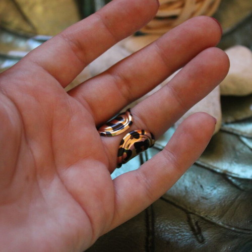 Ring leopard print new