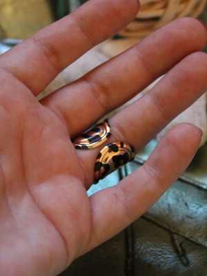 Ring leopard print new