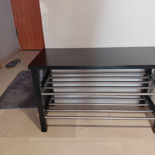 Ikea shoe rack bench