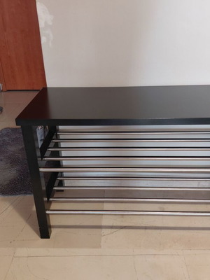 Ikea shoe rack bench