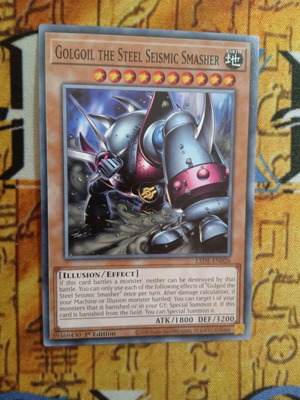 Golgoil The Steel Seismic Crasher Effect Monster like new