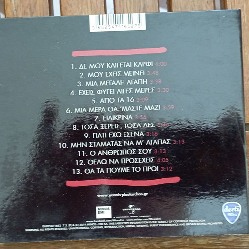 Giannis Ploutarchos O Anthropos Sou CD like new, laiko