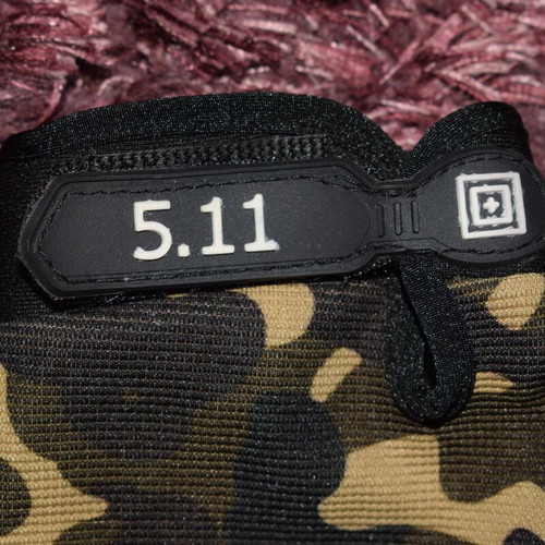 5.11 tactical gloves used, size M, camouflage print