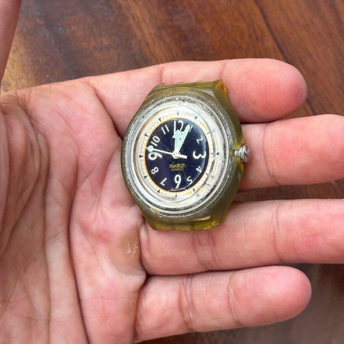 Vintage Swatch Swiss AG 1994 wristwatch 34mm, blue