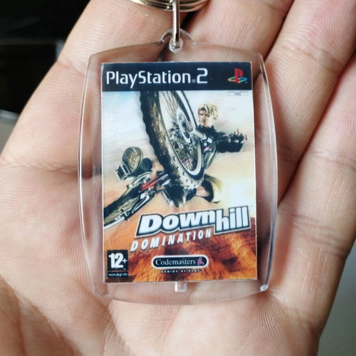 Downhill Dominator PS2 acrylic keychain