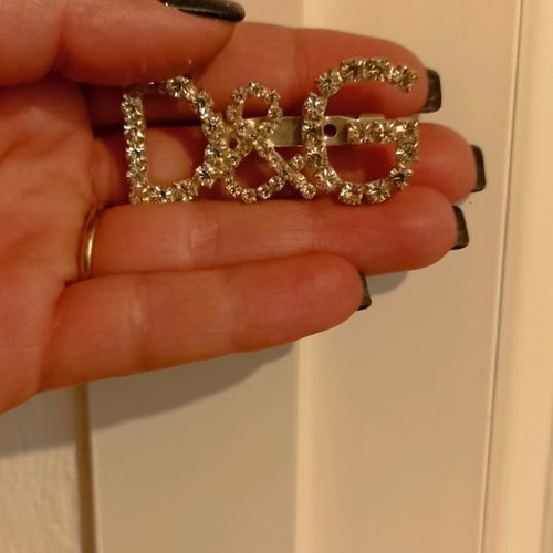 Dolce & Gabbana pin silver new
