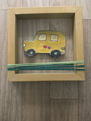 Handmade frame for children's room like new 25x25cm