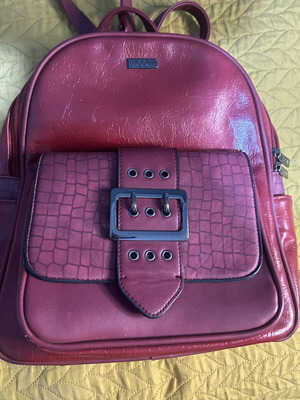 Doca women's bag red used with visible defect