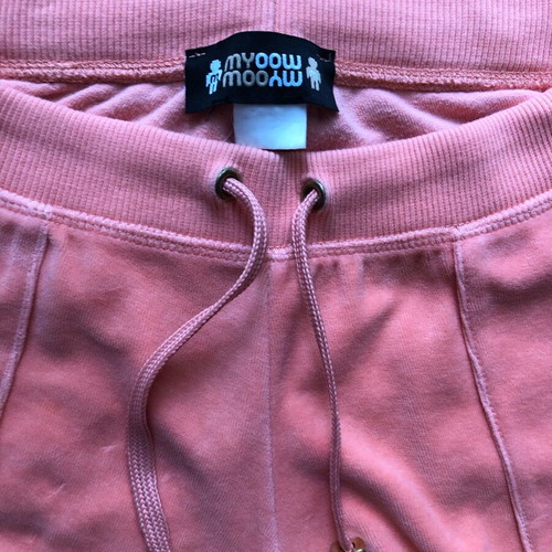 Mymoo pink-coral velour tracksuit like new, size M/L