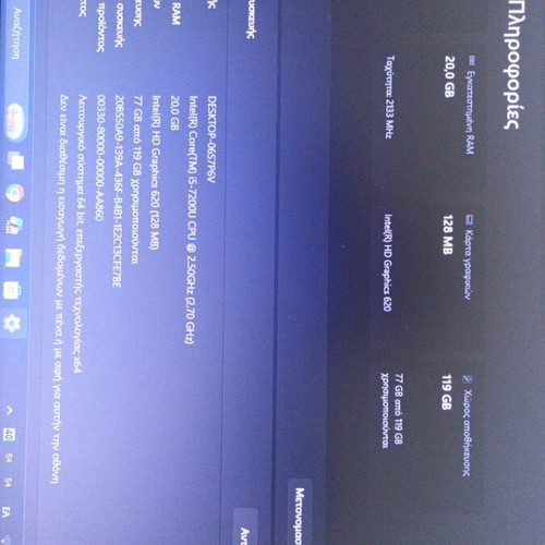 HP Laptop 15-da0xx Core i5 20GB RAM 120GB SSD Windows 11 Pro activated like new
