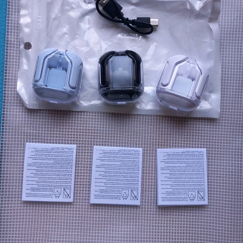 TWS Wireless In-Ear Headphones New with Transparent Modern Design