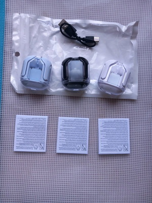 TWS Wireless In-Ear Headphones New with Transparent Modern Design