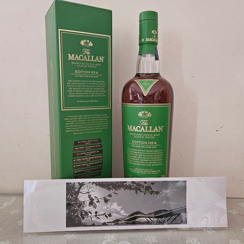 Macallan Edition No4 with Paolo Pellegrin photo, new