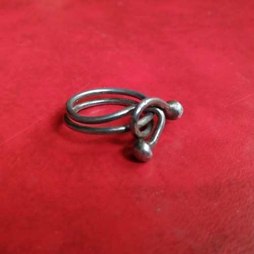 Silver ring 925 used, old design