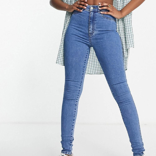 Dr Denim high-waisted jeans size Medium like new, blue