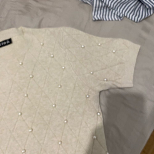 Pullover new, beige, size S