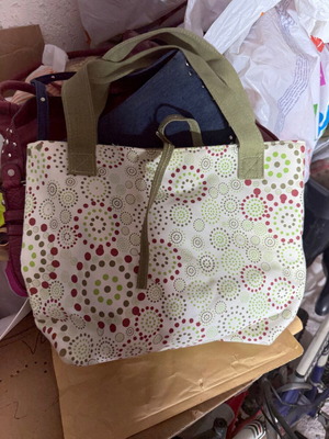 Summer shoulder bag medium size, no zipper