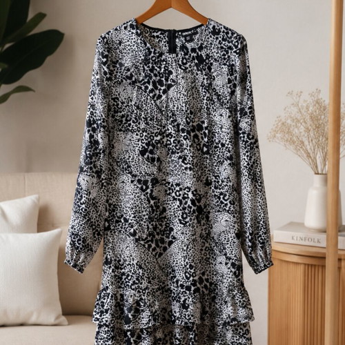 DKNY Mini Dress Animal Print New with Tag M/L