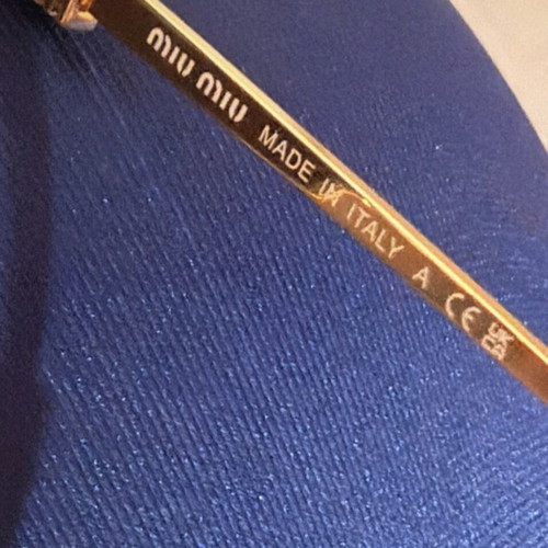 Miu Miu MU56ZS SMU56Z sunglasses gold frame new