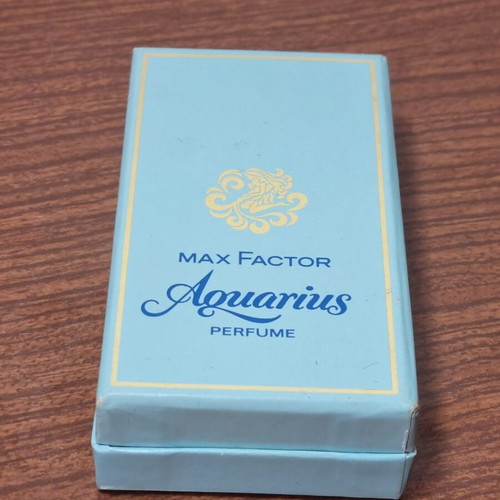 Max Factor Aquarius vintage perfume new in box full bottle