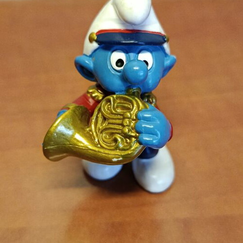 Smurf Musician figure Peyo Schleich 2001 like new