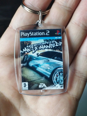 NFS Need for Speed Most Wanted PS2 keychain new