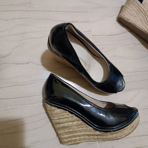 Shoes used size 38, pack of 4 pairs with platforms