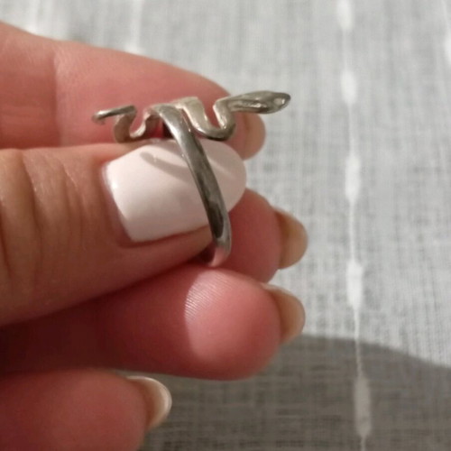 Silver ring 925 like new, size 57