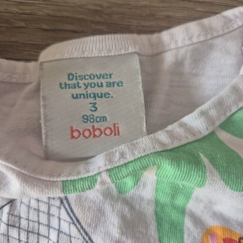 Boboli long-sleeve shirt used, size 98 cm, colorful
